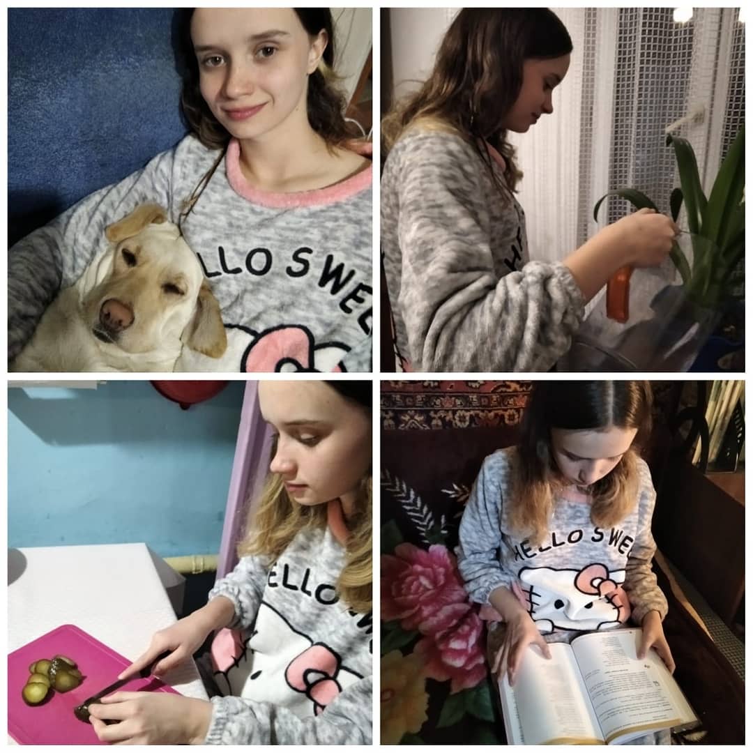 Вот как проводят досуг учащиеся 8б класса.