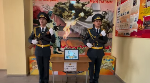 Ұлы Отан соғысының 80 жылдығына орай Даңқ бұрышына құрмет қараулы қойылды.